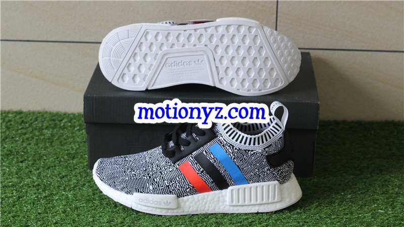 Real Boost Adidas NMD R1 Primiknit Tri Color Grey